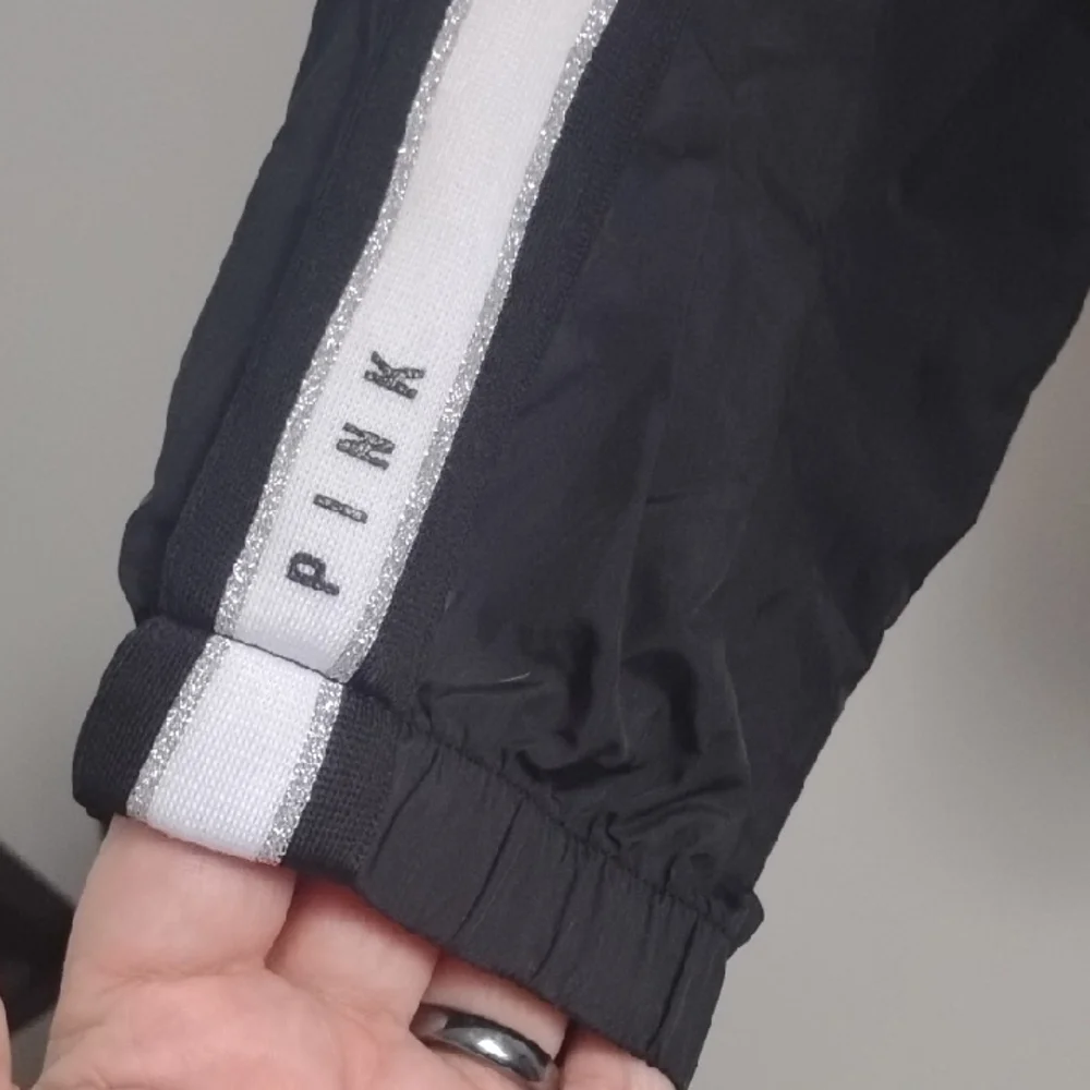 Victoria's Secret PINK Active Neutral Casual Full Zip Up Black & White Jacket - Picture 5 of 15